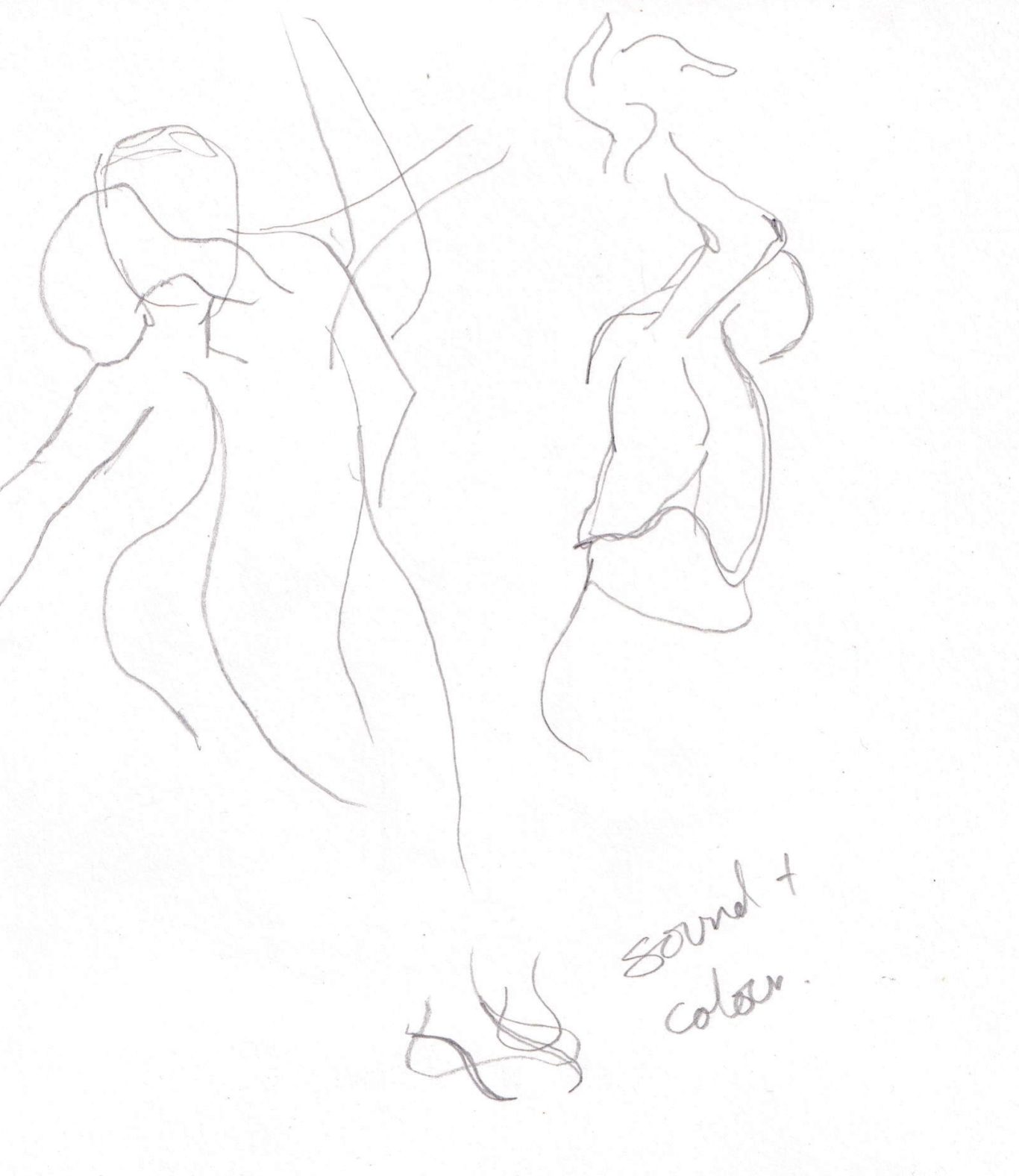 Life drawing dancers
